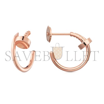 CARTIER JUSTE UN CLOU HOOP EARRINGS, SMALL MODEL B8301234